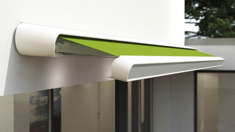 Store coffre haut de gamme pour terrasse et balcon : markilux MX-1 compact