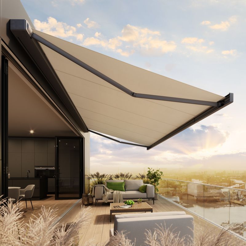 markilux 970 on a roof terrace